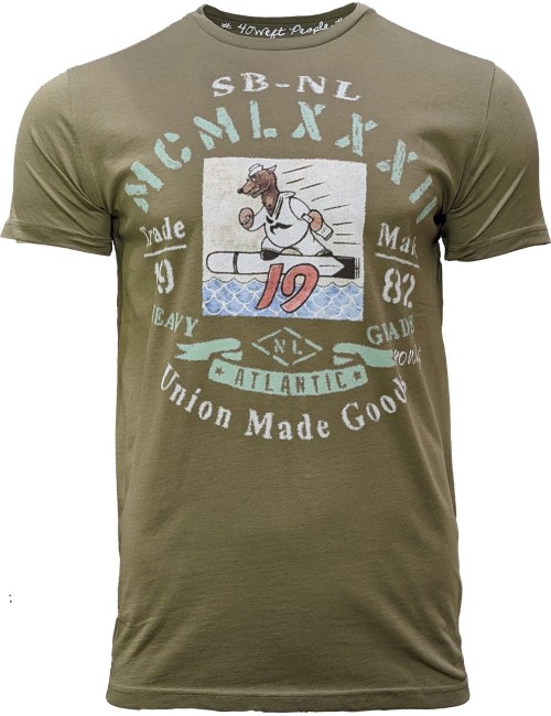 Camiseta verde atlantic