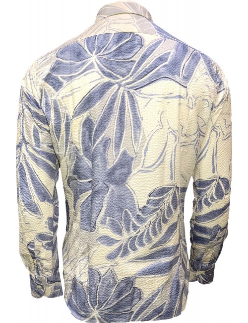 Camisa seeresuker estampada de Tintoría Mattei | Ego Madrid