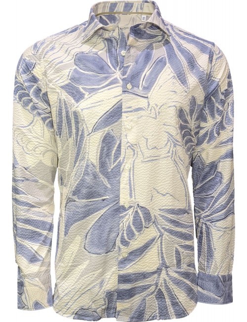 Camisa seeresuker estampada de Tintoría Mattei | Ego Madrid
