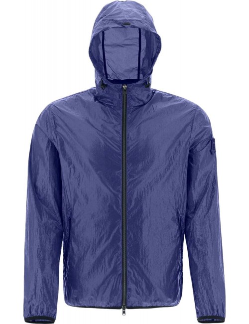 Herno cazadora gloss bomber azul añil | Almirante Seis Madrid