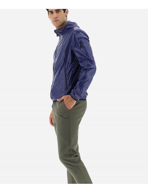 Herno cazadora gloss bomber azul añil | Almirante Seis Madrid