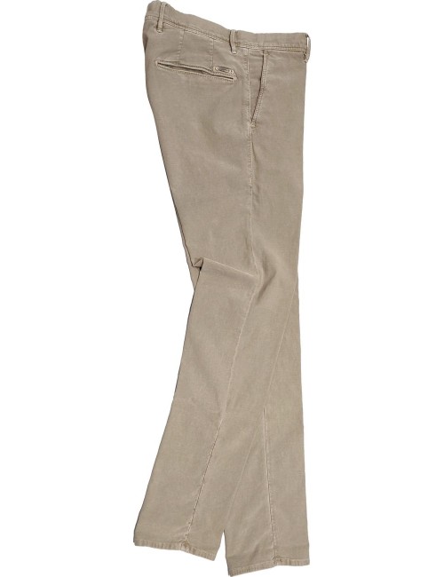 Pantalón Incotex beige efecto felpa |  Almirante Seis Madrid