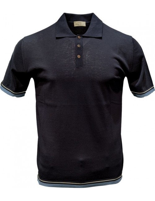 Polo manga corta azul ABKost de nueva colección Ego Madrid