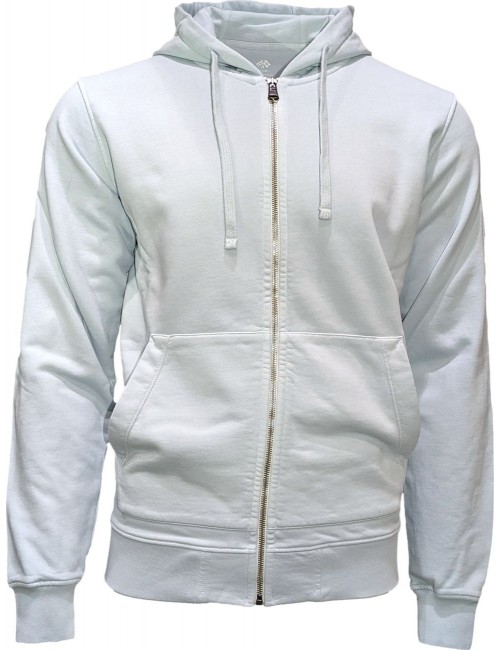 Sudadera cremallera Fradi azul claro| Almirante Seis Madrid