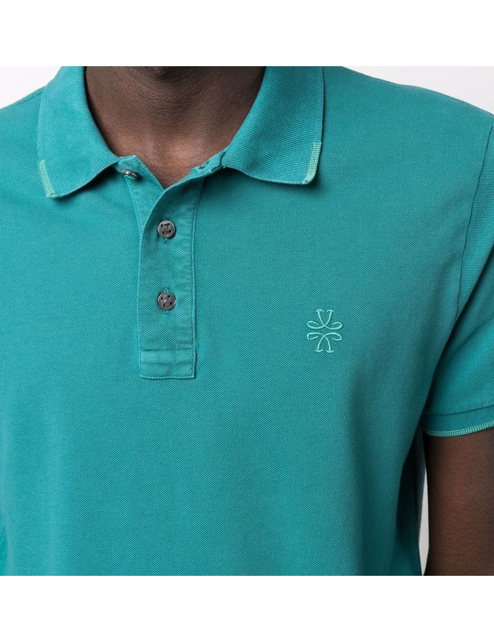 Jacob Cohën polo manga corta verde | Almirante Seis Madrid