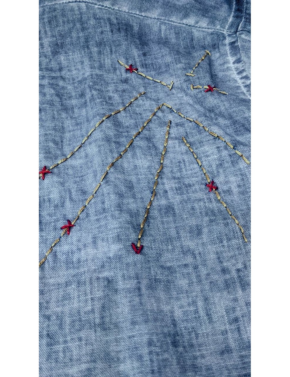 BoB camisa azul con bordados | Ego Madrid