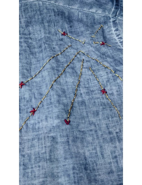 BoB camisa azul con bordados | Ego Madrid