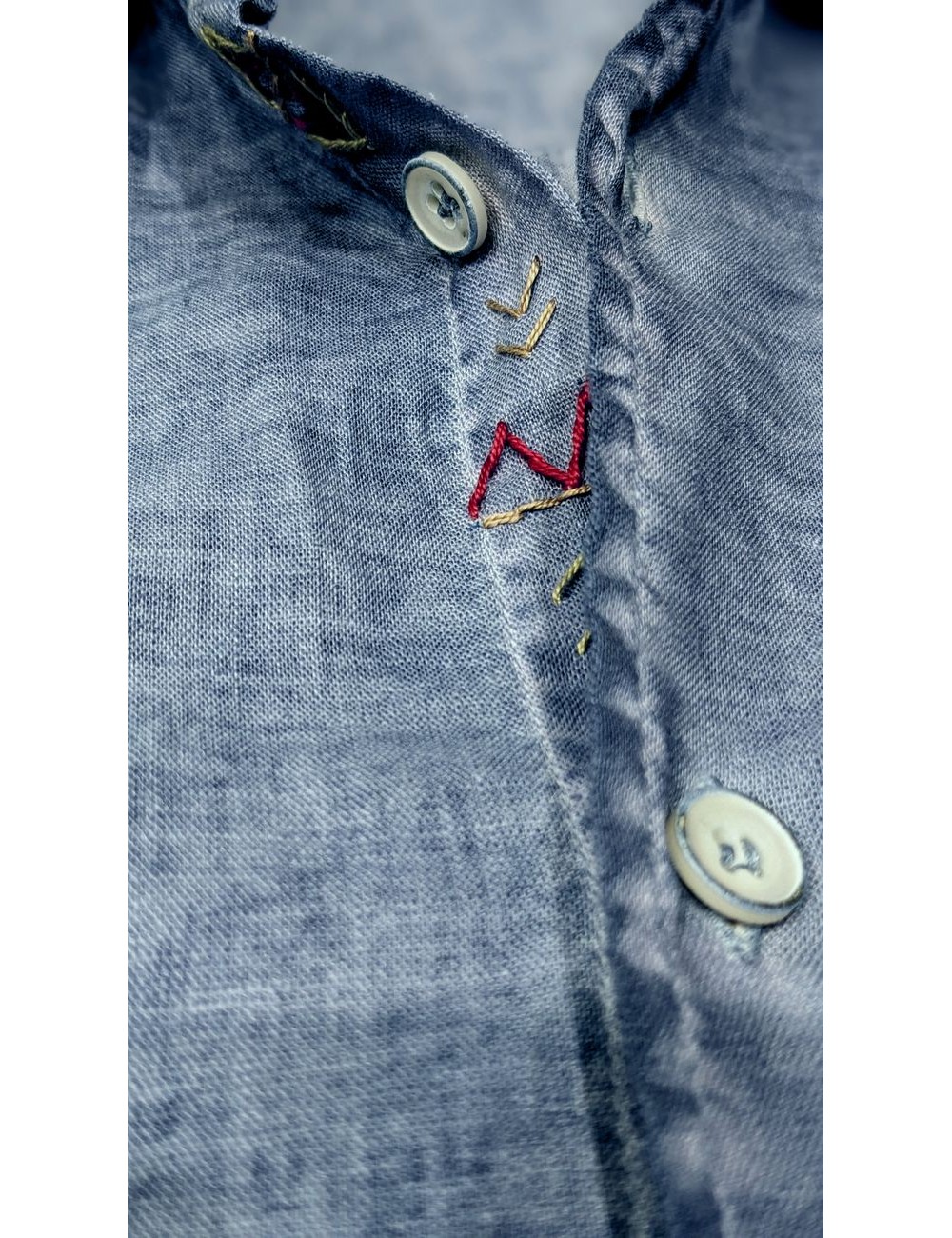 BoB camisa azul con bordados | Ego Madrid