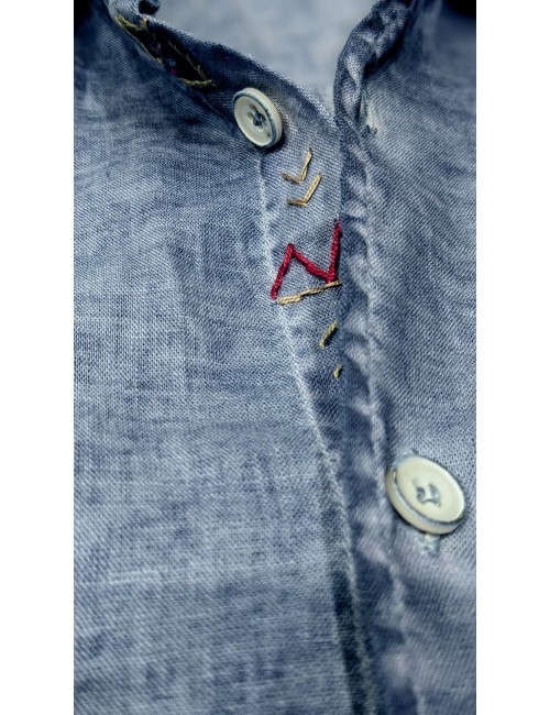 BoB camisa azul con bordados | Ego Madrid