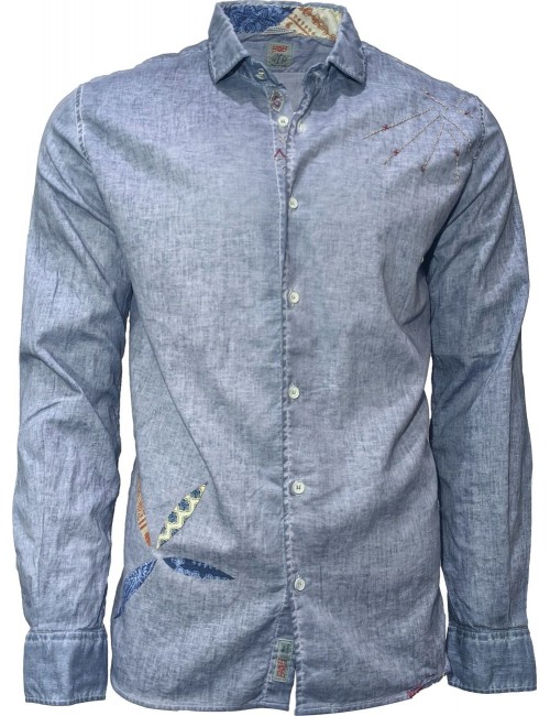 BoB camisa azul con bordados | Ego Madrid