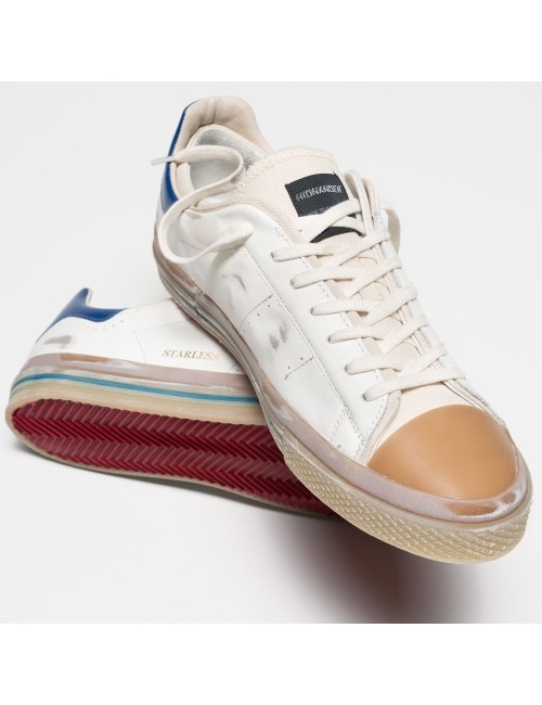 Starless sneaker oficial Hidnander blanco talonera azul | Ego Madrid
