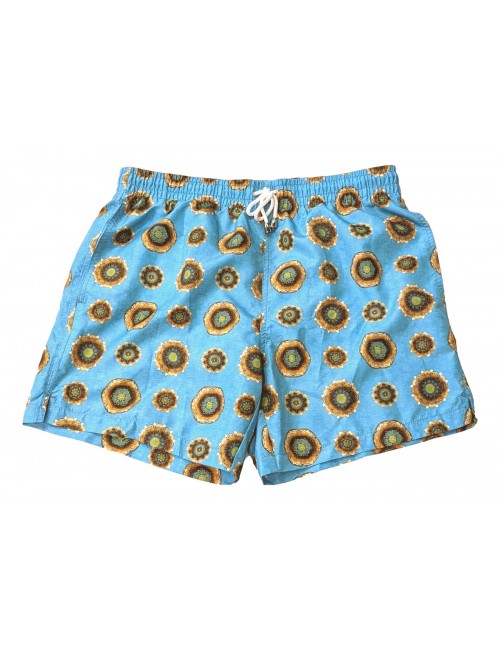 Rosi bañador azul estampado Tahany