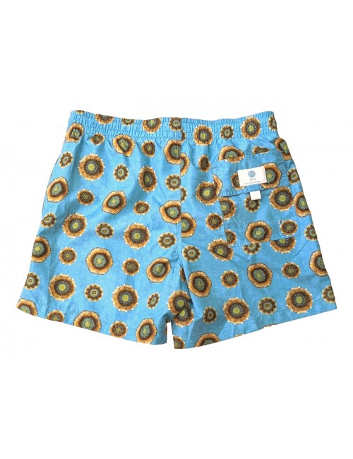 Rosi bañador azul estampado Tahany