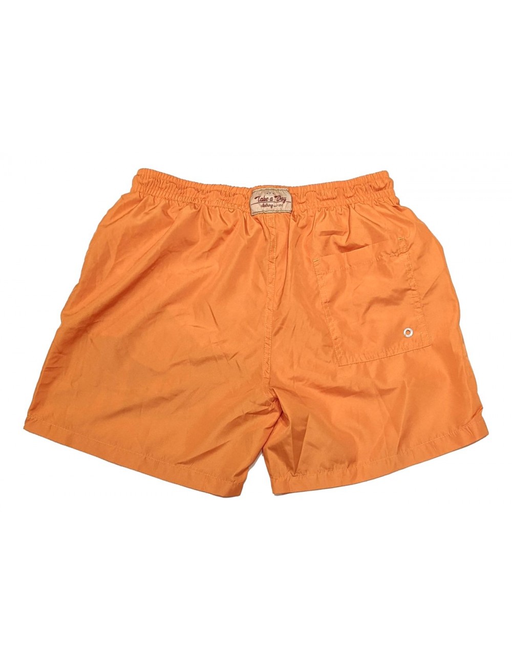 Bañador hombre naranja doble estampado