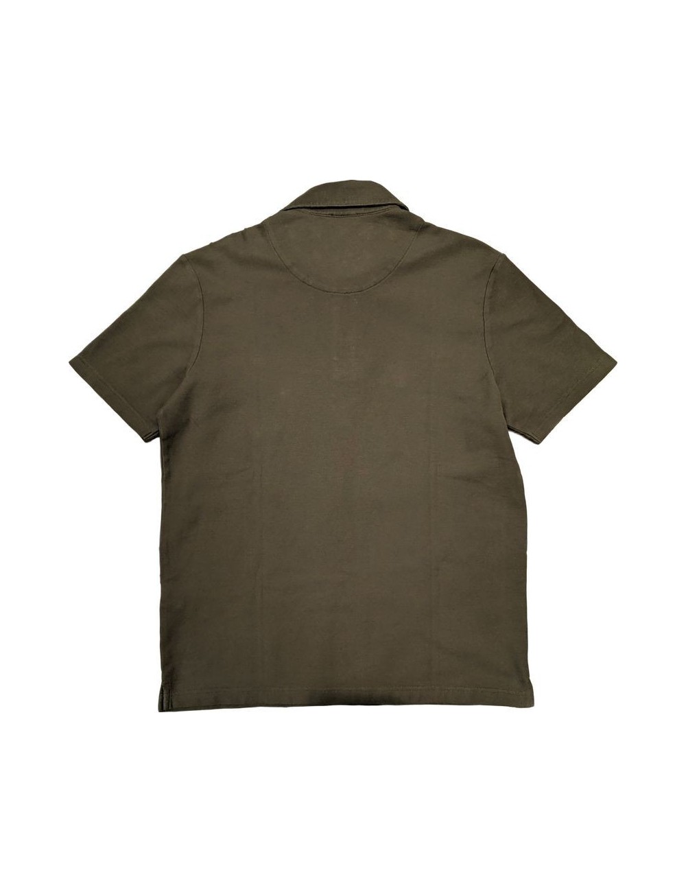 Polo manga corta hombre verde con detalles en cuello de Altea | Ego