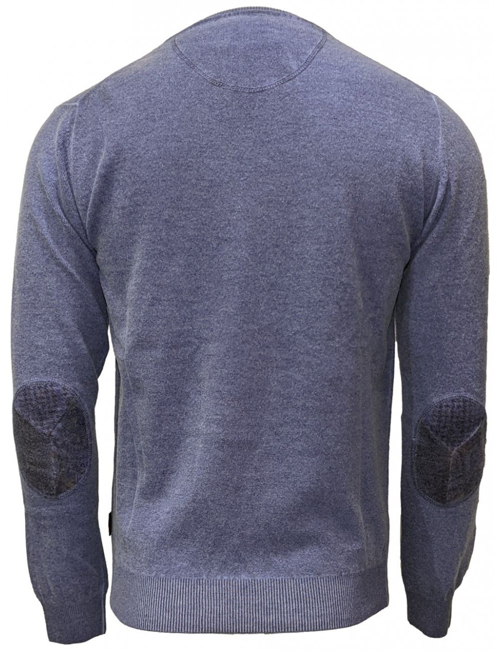 Ego Madrid | BoB jersey cuello redondo lana cocida azul avio