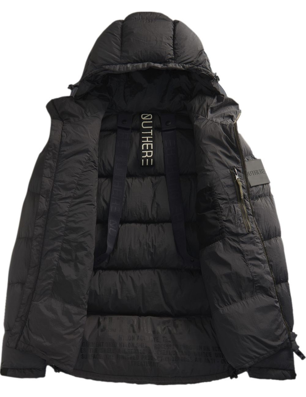 Ego Madrid | Outhere plumas negro ultralight acid dye T32