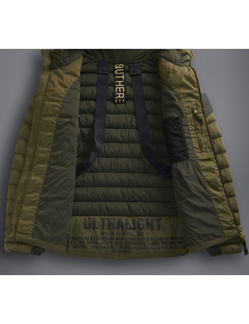 Outhere plumas ultralight verde Dyed T32 | Ego Madrid