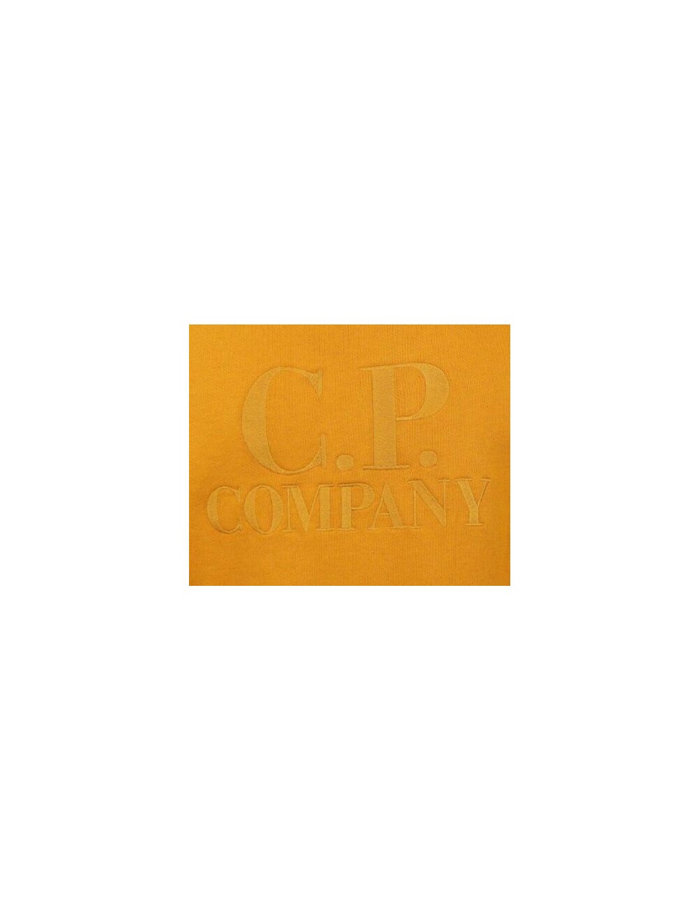 Ego Madrid | CP Company sudadera cuello redondo mostaza patch