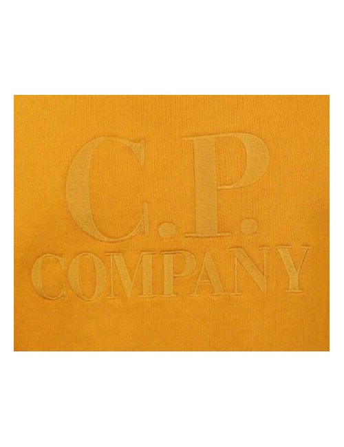 Ego Madrid | CP Company sudadera cuello redondo mostaza patch