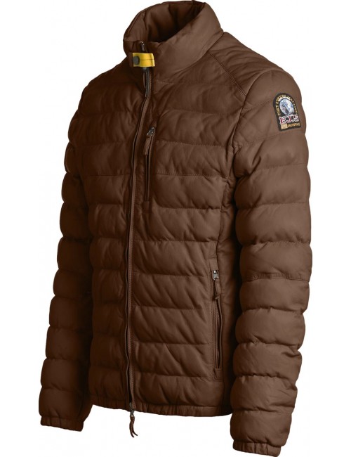Cazadora piel marrón Ernie de Parajumpers oficial | Ego Madrid