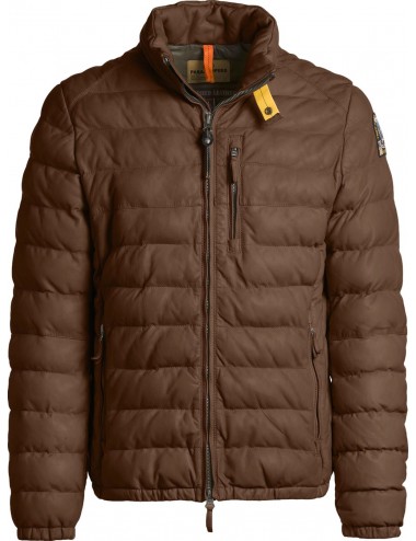 Cazadora piel marrón Ernie de Parajumpers oficial | Ego Madrid