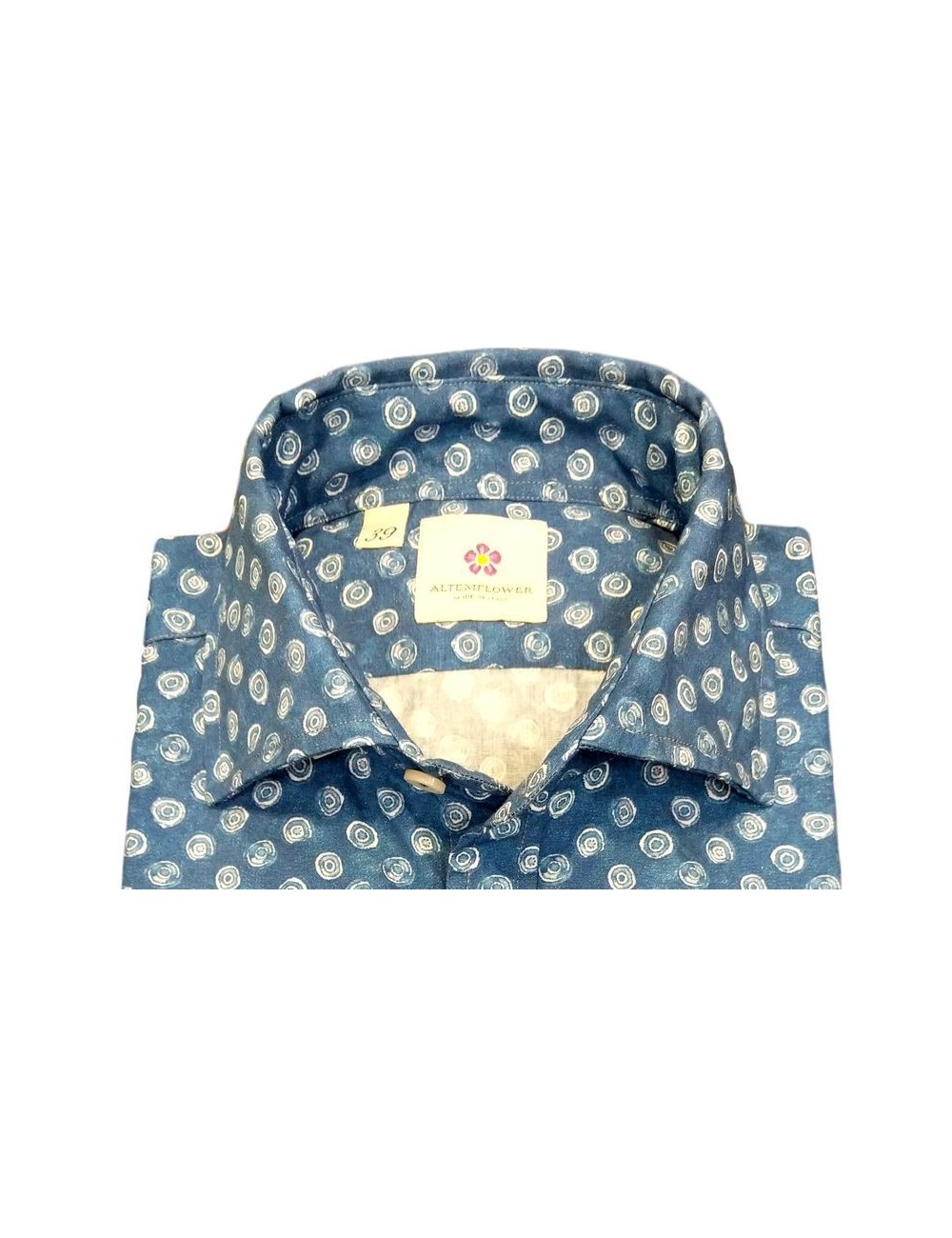Camisa hombre estampada azules| Ego Madrid