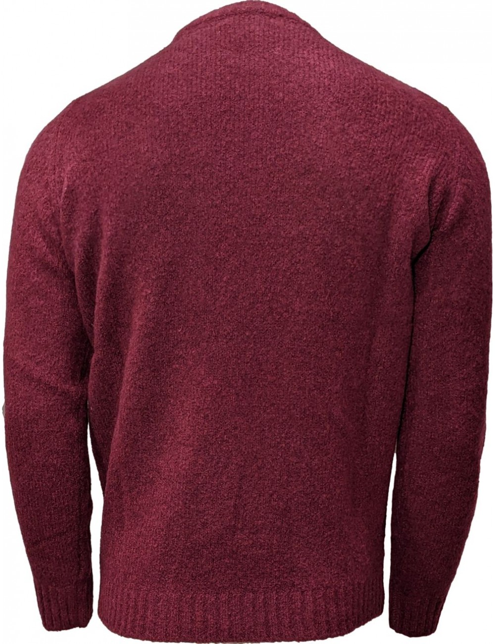 Ego Madrid | Ferrante jersey cashmere mafilé granate cuello redondo