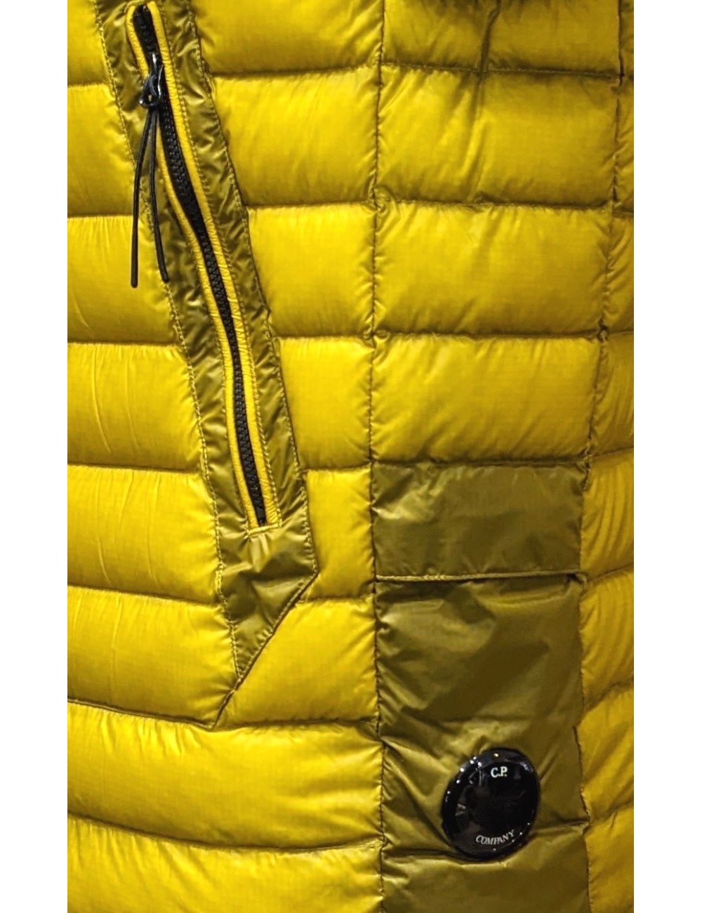 Ego Madrid | CP Company chaleco DD Shell Goggle Down Jacket golden palm