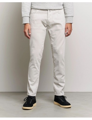 Jacob Cohën vaquero gabardina suave algodón blanco roto | A6 Madrid 2