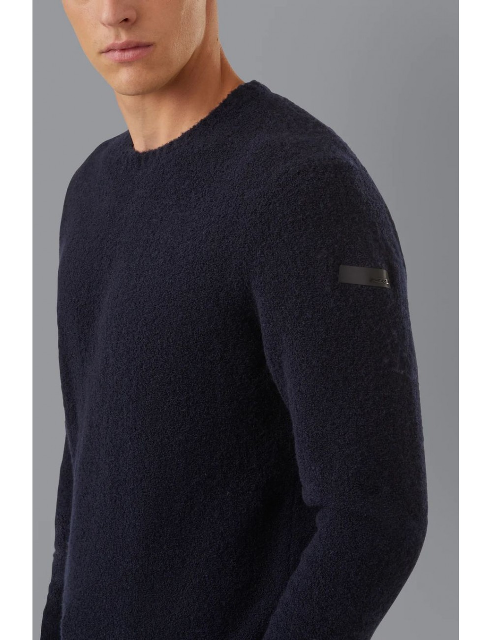 EGO | jersey chenilla bucle cuello redondo azul
