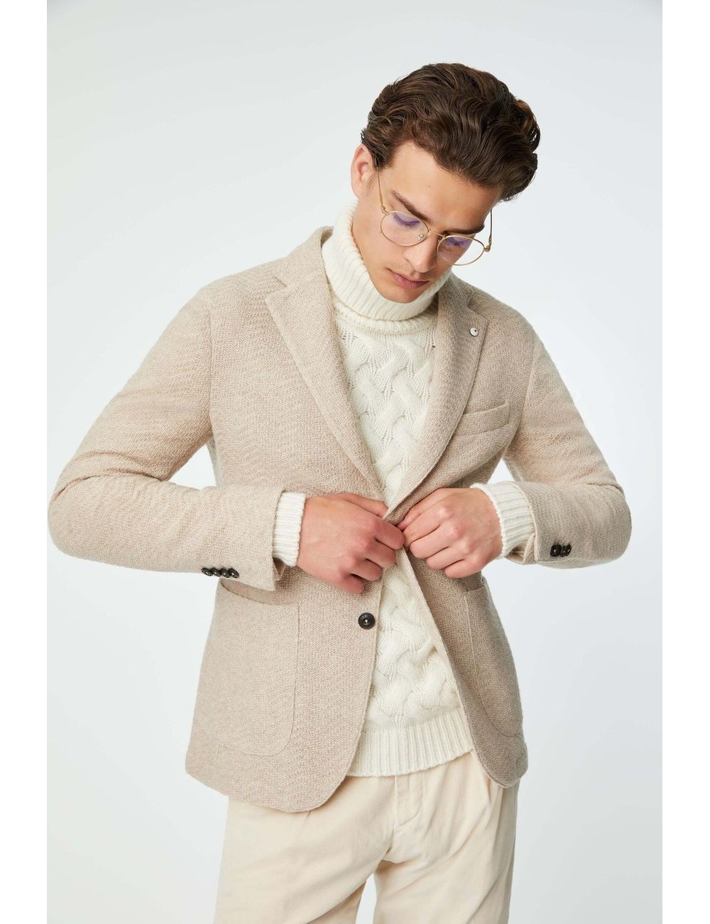 A6 | L.B.M. americana punto beige mascarpone