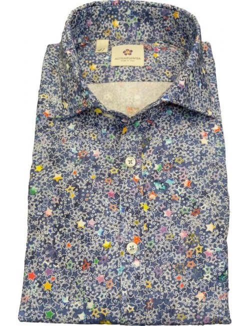 Camisa hombre estampada con fantasias