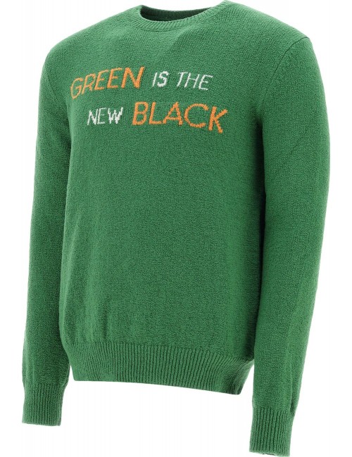 Herno Jersey Globe green is the new black verde sostenible | Ego Madrid