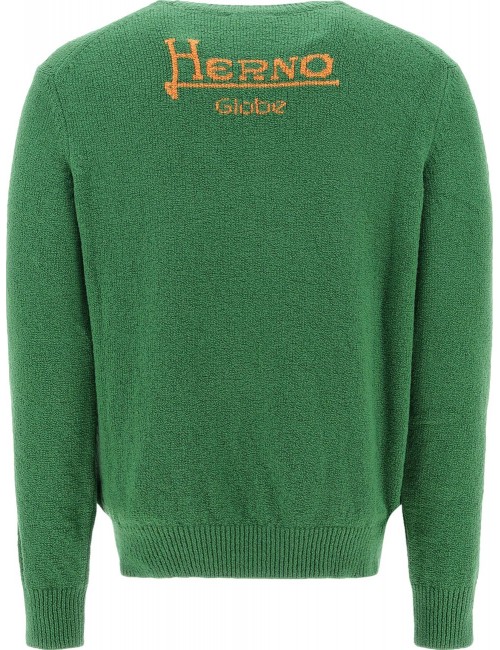 Herno Jersey Globe green is the new black verde sostenible | Ego Madrid
