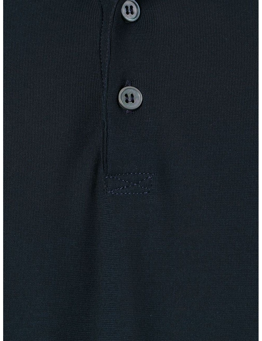 Almirante Seis Madrid | ZANONE polo IceCotton negro manga larga