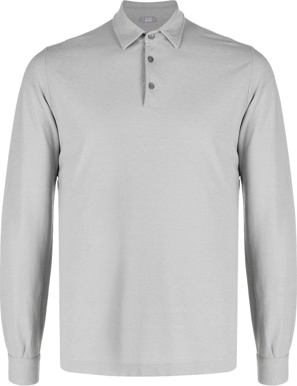 Almirante Seis Madrid | ZANONE polo IceCotton gris manga larga
