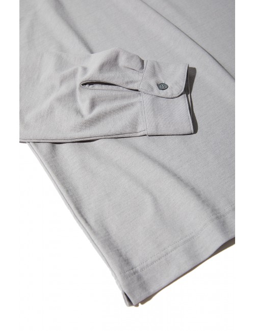 Almirante Seis Madrid | ZANONE polo IceCotton gris manga larga