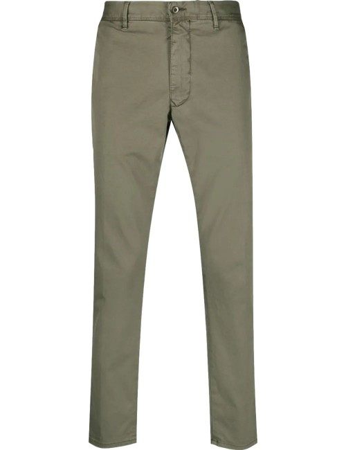 Incotex pantalon slacks gabardina superlight verde | A6 Madrid