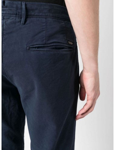 Incotex pantalón slacks canvas algodón elástico azul| A6 Madrid 2