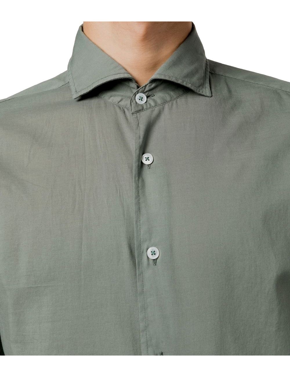 Camisa Fedeli sean verde oscuro | Ego Madrid