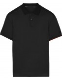 RRD polo macro manga corta negro