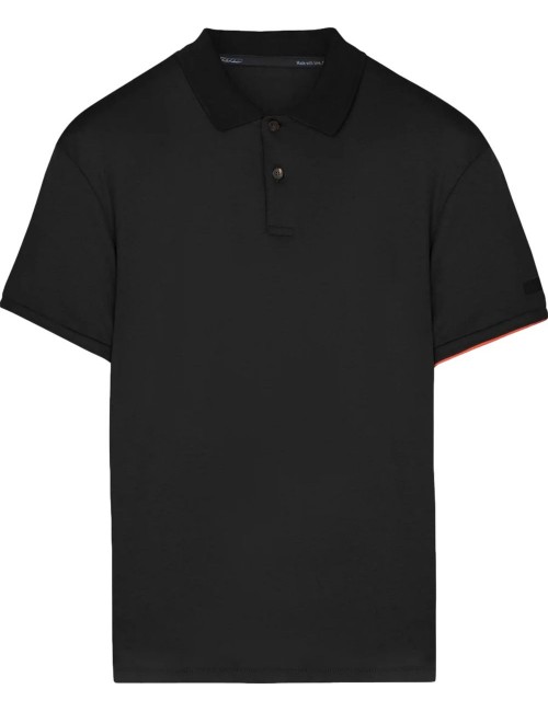 RRD polo negro macro manga corta | Ego Madrid