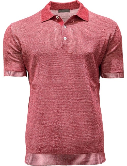 Ferrante polo gartment dyed frambuesa | Almirante Seis Madrid