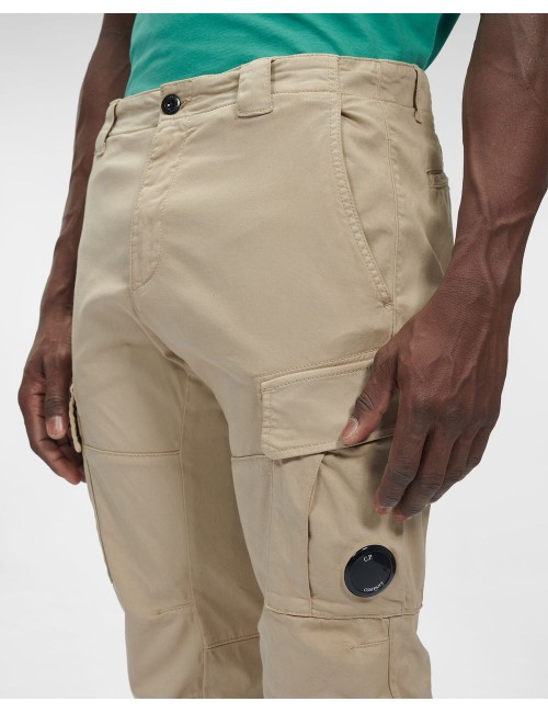 CP Company pantalón cargo satén strech marrón |Ego Madrid