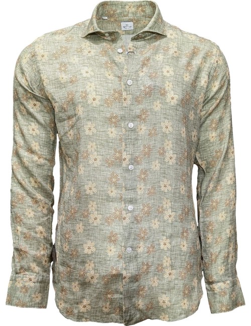 Giangi camisa estampado afdruken Almirante Seis Madrid