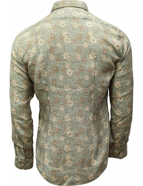 Giangi camisa estampado afdruken Almirante Seis Madrid