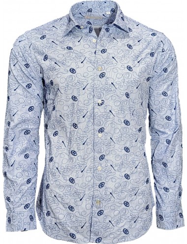 Camisa Poggianti elegancia exclusiva en una camisa bordada Ego Madrid