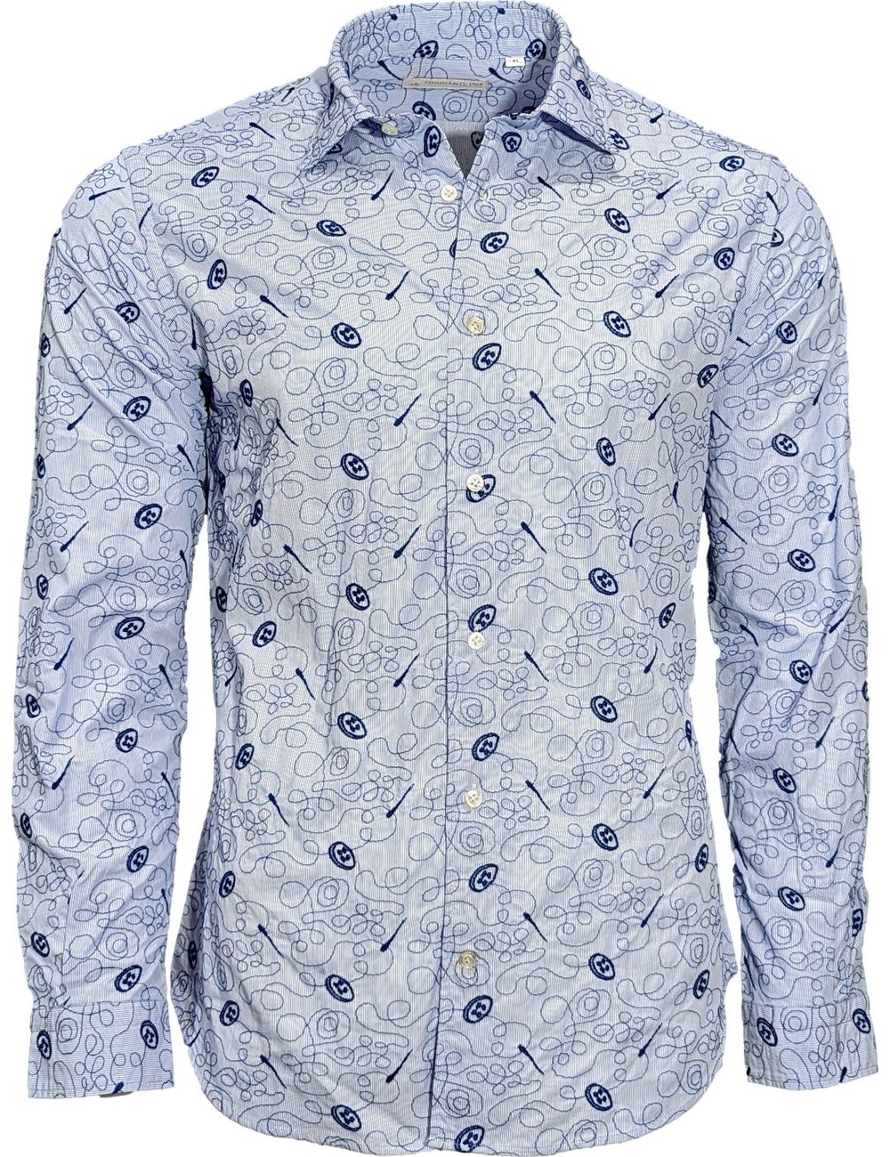 Camisa Poggianti elegancia exclusiva en una camisa bordada Ego Madrid