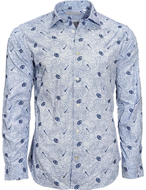 Camisa Poggianti elegancia exclusiva en una camisa bordada Ego Madrid